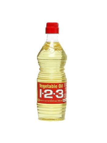123 VEGETABLE OIL 16.9OZ 24CT