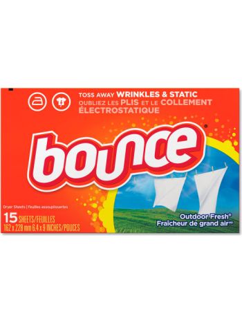 BOUNCE OUTDOOR 15 SHTS 15CT