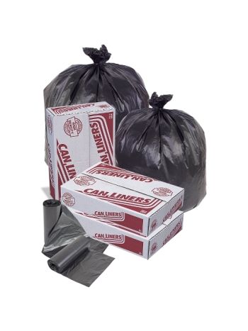 CAN LINER 60 GAL BLACK 3860 100