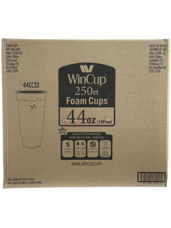 WINCUPS PLAIN 44 OZ 44CC32 250CT