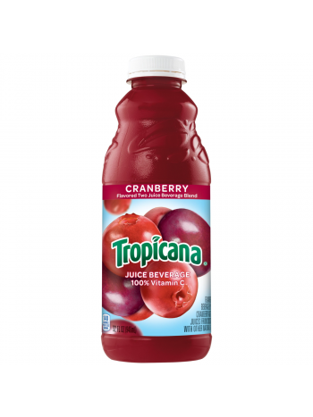 TROPICANA 32OZ CRANBERRY 12CT