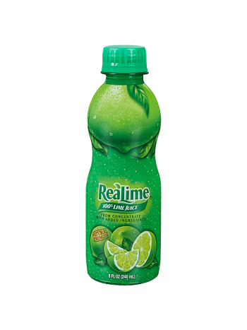 REAL LIME JUICE 8OZ 12CT