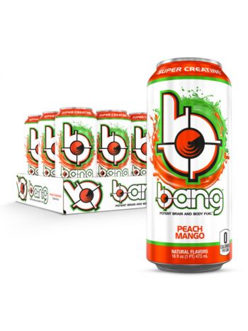 BANG PEACH MANGO 16OZ 12CT