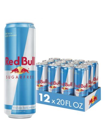 RED BULL 20OZ SUGARFREE 12CT