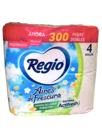REGIO BATHROOM TISSUE 4PK/12CT