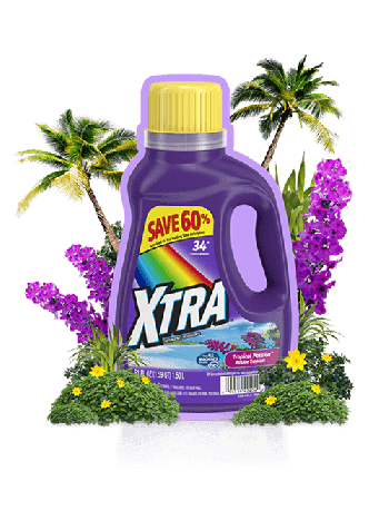XTRA DETERGENT TROPICAL 75OZ 6CT