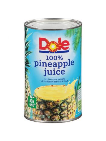 DOLE PINEAPPLE JUICE 46OZ 12CT