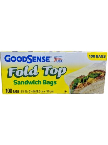 GOOD SENSE SANDWICH 100BAG 24CT