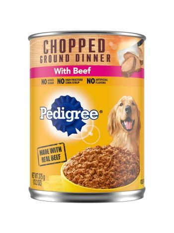 PEDIGREE CHOP BEEF CAN 13.2OZ 12
