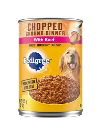 PEDIGREE CHOPPED BEEF 22OZ12CT
